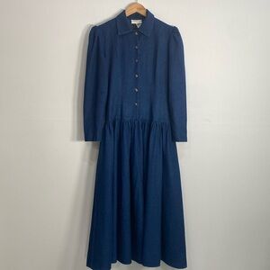 Vintage Robellas Western Dress Long Sleeve 5/6